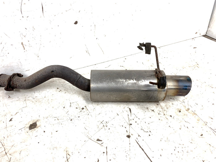 2004-2005 Honda EP3 Civic SiR JASMA Japan Single Exit Exhaust Muffler Pipe 2.5 inch inlet