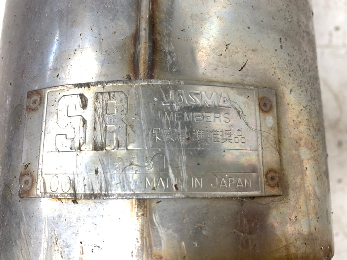 2004-2005 Honda EP3 Civic SiR JASMA Japan Single Exit Exhaust Muffler Pipe 2.5 inch inlet