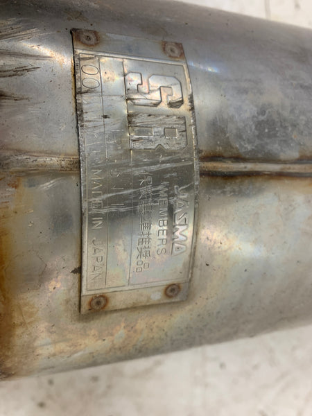 2004-2005 Honda EP3 Civic SiR JASMA Japan Single Exit Exhaust Muffler Pipe 2.5 inch inlet