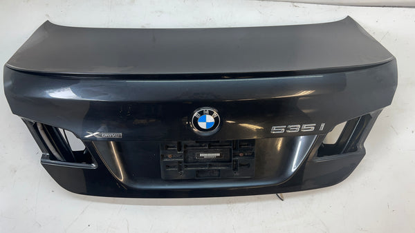 BMW F10 M Sport Trunk Lid W/ Spoiler Dark Graphite Metallic (B90) 41627240552