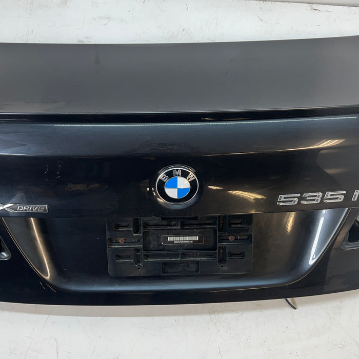 BMW F10 M Sport Trunk Lid W/ Spoiler Dark Graphite Metallic (B90) 41627240552