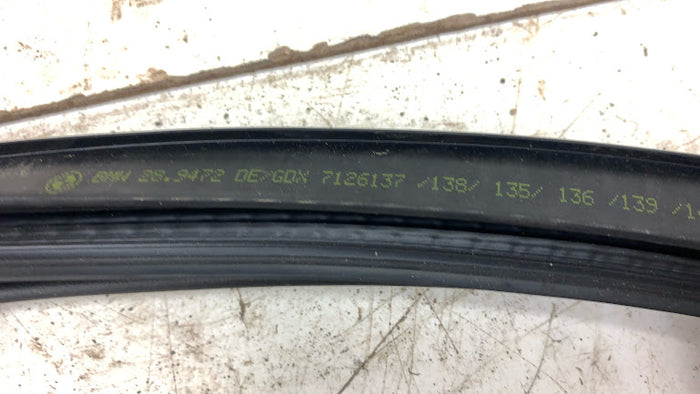 BMW E46 330ci M3 328ci 325ci 323ci Left/Driver Side Black Door Seal Gasket 7126135