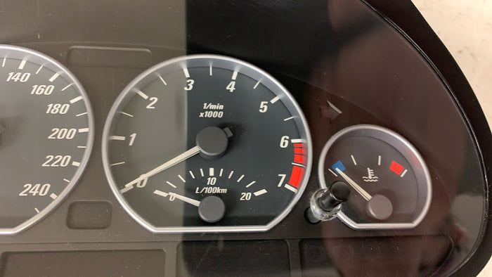 BMW E46 330ci Coupe/Convertible Automatic Transmission Gauge Cluster KPH 62116911315