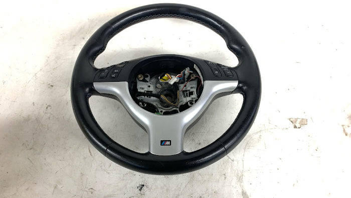 BMW E46 330ci 328ci 325ci 323ci 320i M Sport Manual Transmission Leather Steering Wheel W/O Paddles 2229500