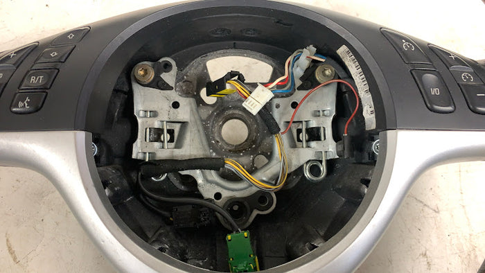 BMW E46 330ci 328ci 325ci 323ci 320i M Sport Manual Transmission Leather Steering Wheel W/O Paddles 2229500