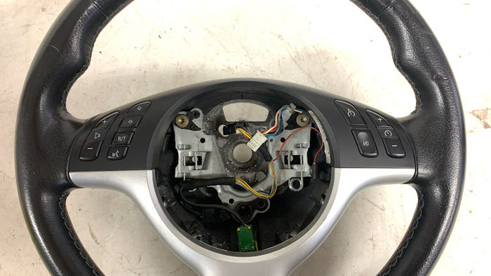 BMW E46 330ci 328ci 325ci 323ci 320i M Sport Manual Transmission Leather Steering Wheel W/O Paddles 2229500