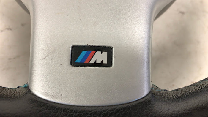 BMW E46 330ci 328ci 325ci 323ci 320i M Sport Manual Transmission Leather Steering Wheel W/O Paddles 2229500