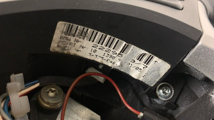 BMW E46 330ci 328ci 325ci 323ci 320i M Sport Manual Transmission Leather Steering Wheel W/O Paddles 2229500