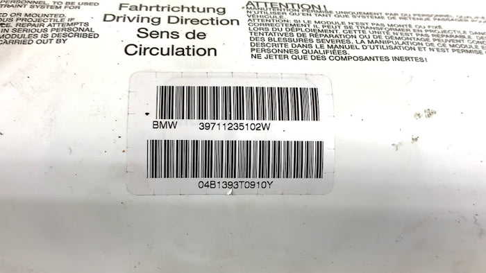 BMW E46 330ci M3 328ci 325ci 323ci Right/Passenger Side Dashboard Airbag 72126998950