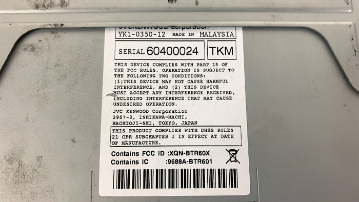 BMW E46 M3 330CI 328Ci 325Ci 323Ci Kenwood Single DIN Bluetooth Headunit Yk1035012