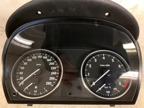 BMW E92 335i/335xi N54 Gauge Cluster/Tachometer/Speedometer KPH 9130227