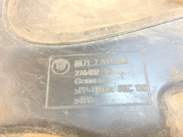 BMW F30 F31 3 Series Front Right Fender Liner Bottom Section 7260740