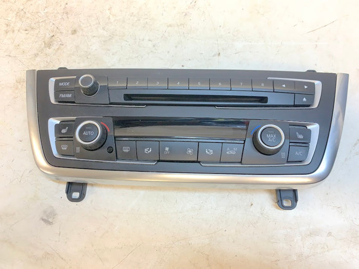 BMW F30 F31 F34 3 Series HVAC Control/Radio Buttons W/Trim 9226784