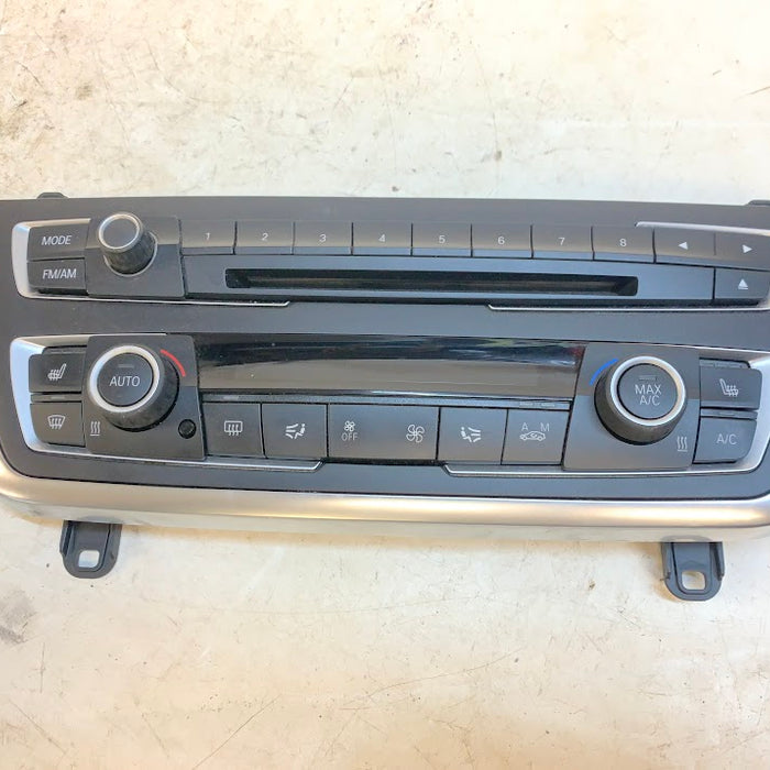 BMW F30 F31 F34 3 Series HVAC Control/Radio Buttons W/Trim 9226784