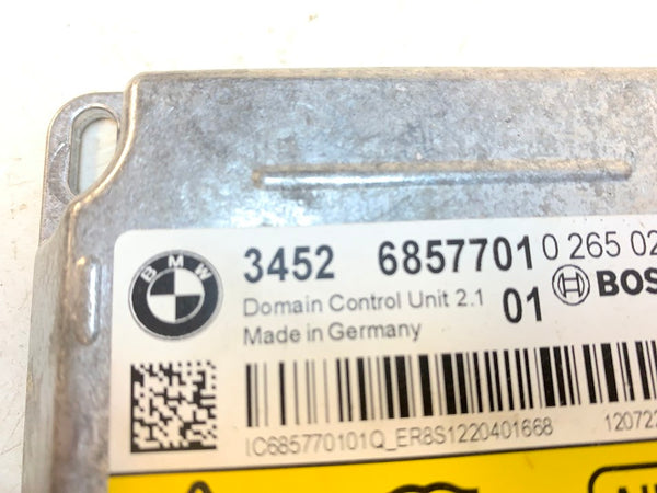 BMW F30 3 Series ICM Airbag Module 6857701 *NOTE*