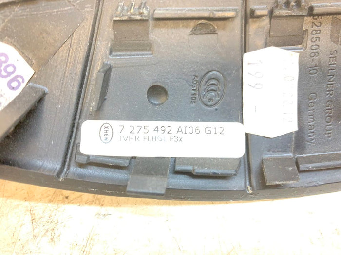 BMW F30 F31 F36 Front/Rear Right Door Panel Handle Fineline Anthracite Wood Trim 7275492 *DAMAGED*