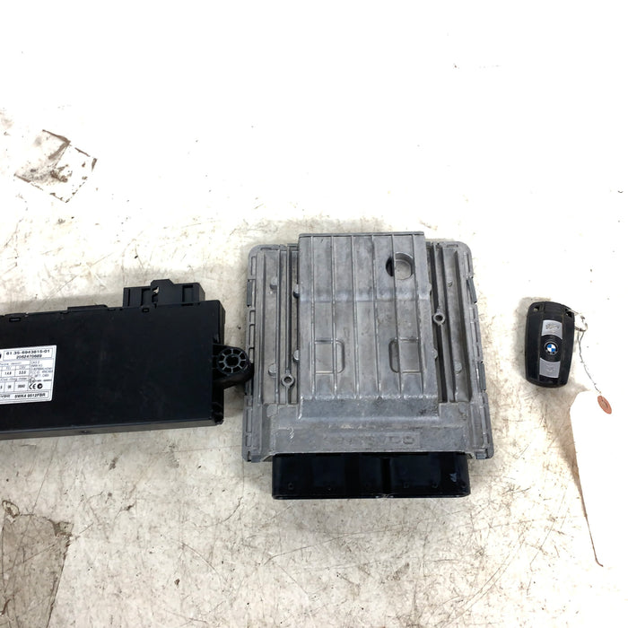 BMW E90 E92 E93 335i 335xi N54 Engine MSD80 DME/ECU W/CAS3 & Key Set 7568842/6943815