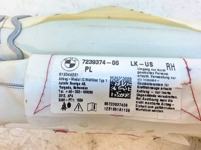 BMW F30 3 Series Right/Passenger Side Curtain Airbag 7239374