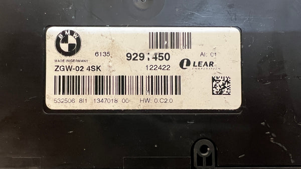 BMW F10 GATEWAY CONTROL MODULE 9291450