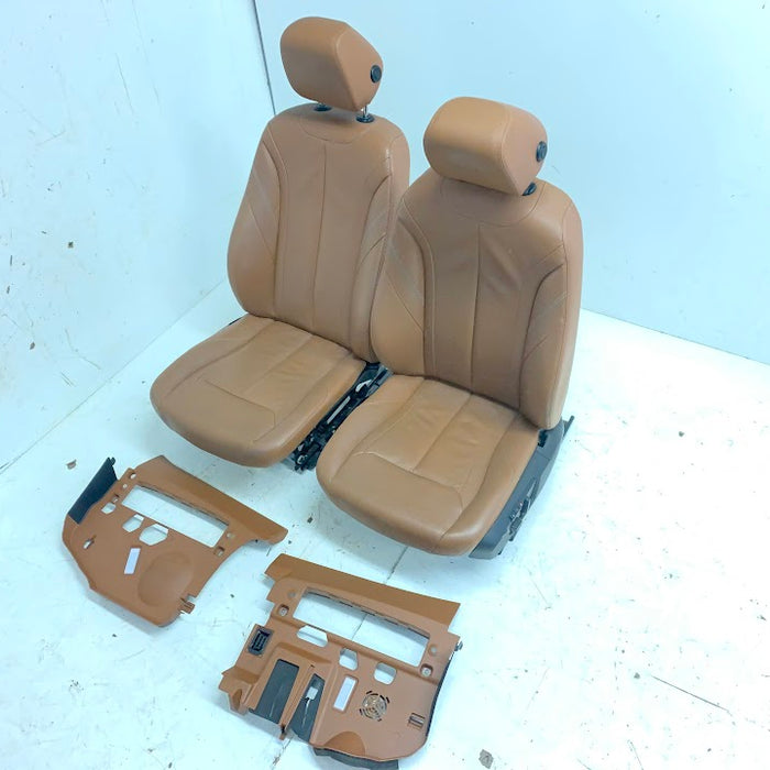 BMW F30 3 Series Saddle Brown Leather Seats & Door Panels