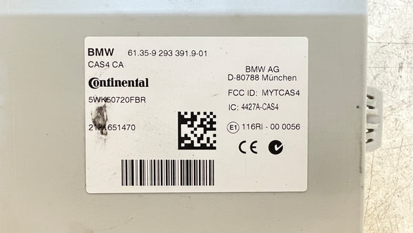 BMW F10 CAR ACCESS SYSTEM/CAS4 MODULE 9293391