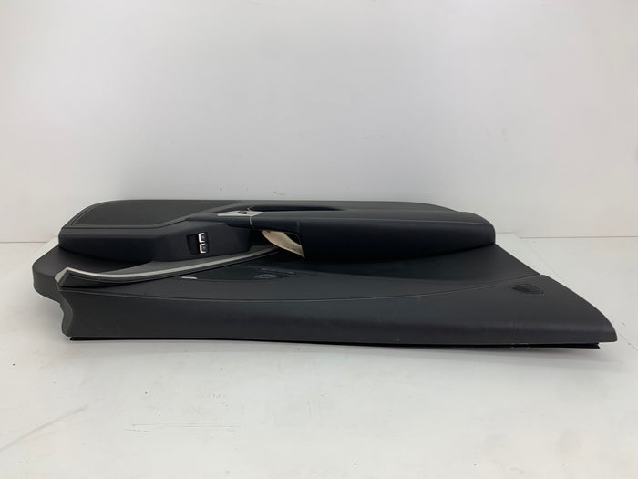 Chevrolet C7 Corvette Left/Driver Side Black Leather Door Panel Card