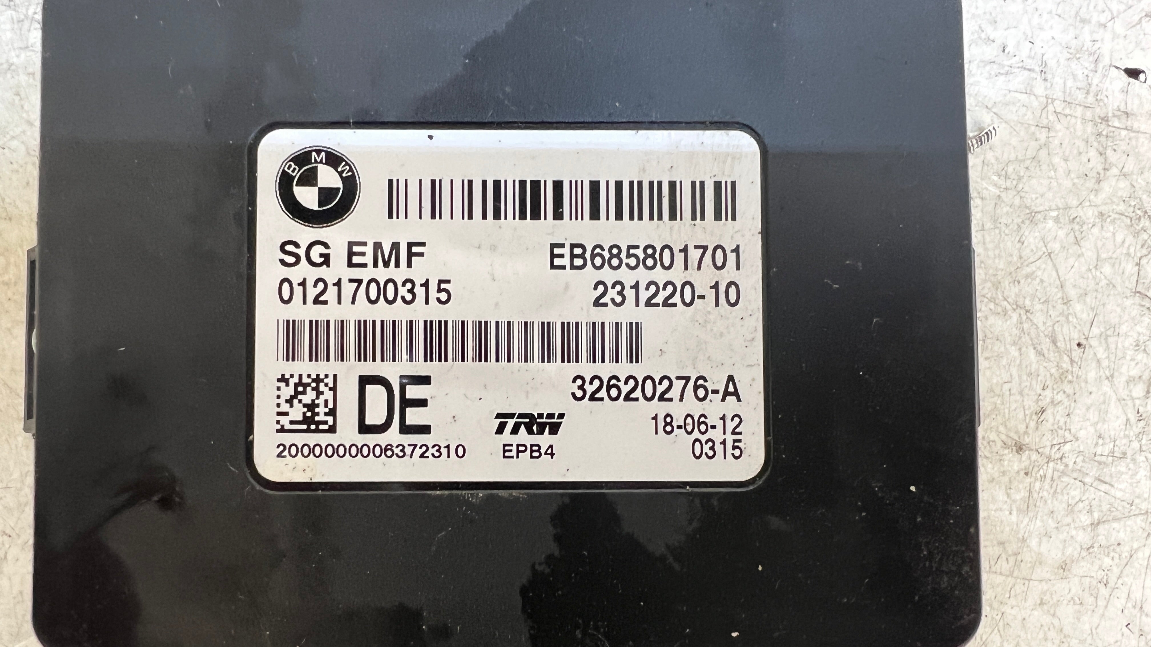 BMW F10 ELECTRO-MECHANICAL PARKING BRAKE/EMF MODULE 6858017 – Proper ...