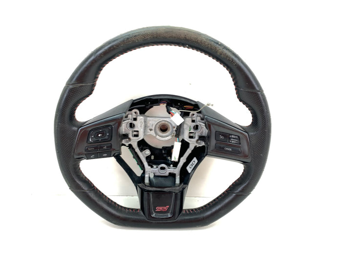 Subaru VA WRX STI Leather Steering Wheel GS120-05900 *DAMAGED*