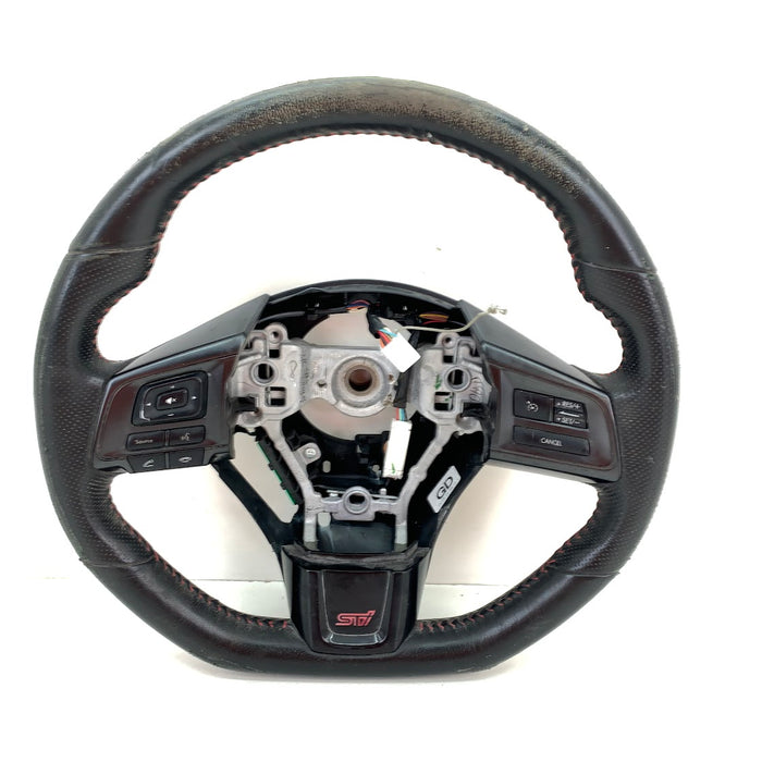 Subaru VA WRX STI Leather Steering Wheel GS120-05900 *DAMAGED*