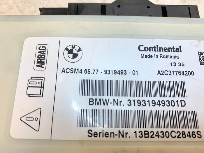 BMW F10 5 Series Airbag Control Module 9319493