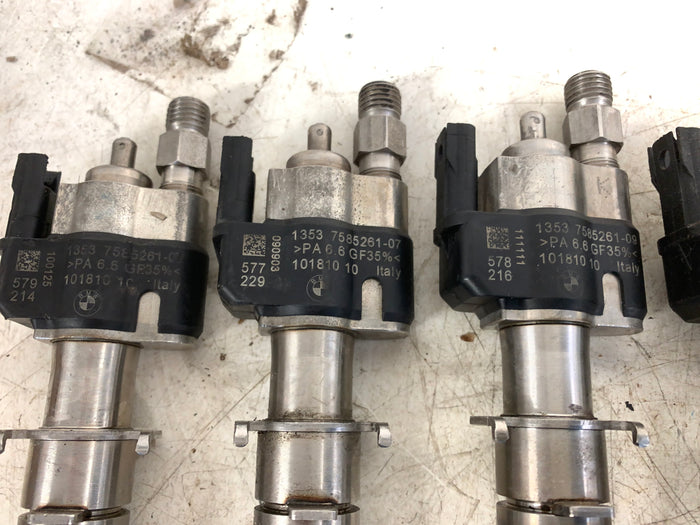 BMW E90 E92 E93 335i 335xi N54 High Pressure Fuel Injectors Index 7 & 9 (Set Of 6) 7585261