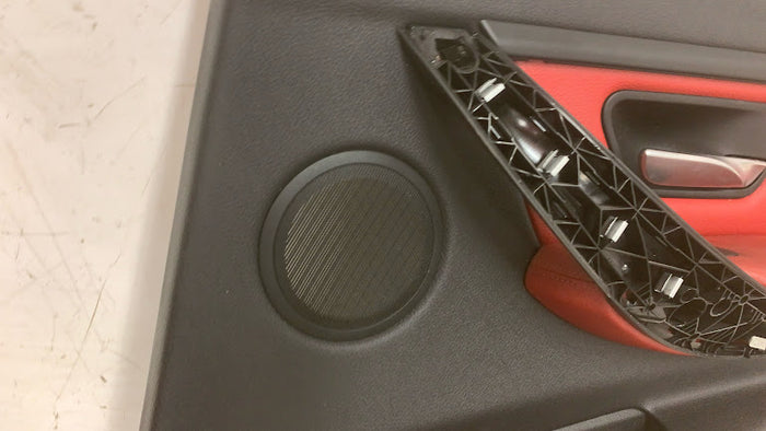 BMW F30 F31 3 Series Coral Red Interior Door Panel/Card Set *NOTE*