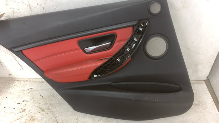 BMW F30 F31 3 Series Coral Red Interior Door Panel/Card Set *NOTE*
