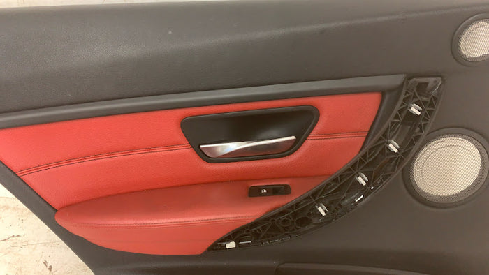 BMW F30 F31 3 Series Coral Red Interior Door Panel/Card Set *NOTE*