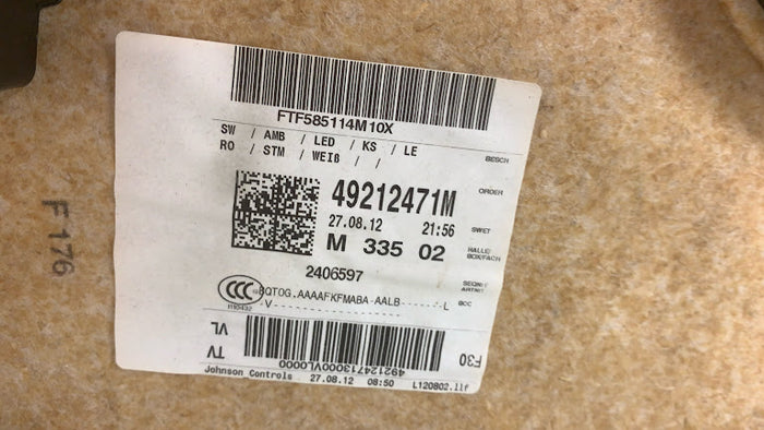 BMW F30 F31 3 Series Coral Red Interior Door Panel/Card Set *NOTE*