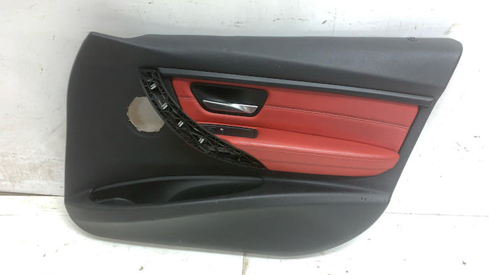 BMW F30 F31 3 Series Coral Red Interior Door Panel/Card Set *NOTE*