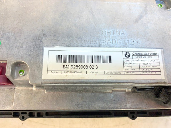 BMW F10 5 Series iDrive/Navigation 10.25" Screen 9289008