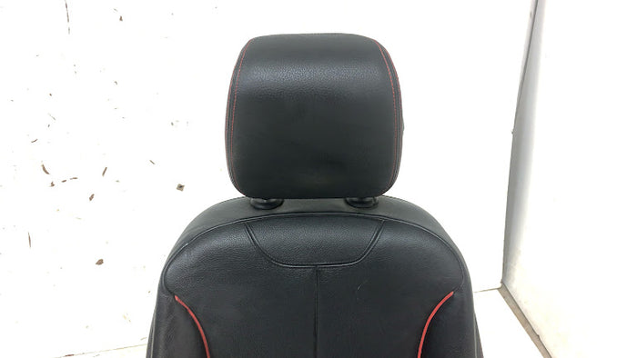 BMW F30 F31 3 Series Black Leather Front Sport Seats W/Red Accents