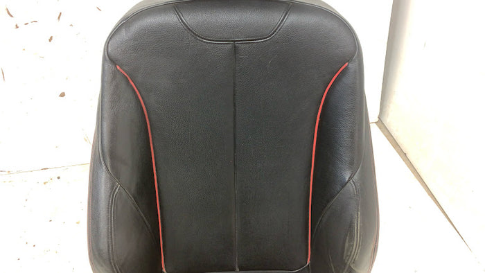 BMW F30 F31 3 Series Black Leather Front Sport Seats W/Red Accents