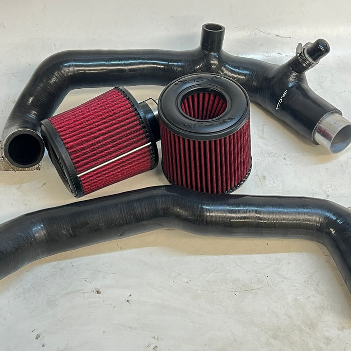 BMW E9X E8X 335i 335xi 135i N54 VRSF 2 Inch High Flow Silicone Intake Inlets & Filters 10901052