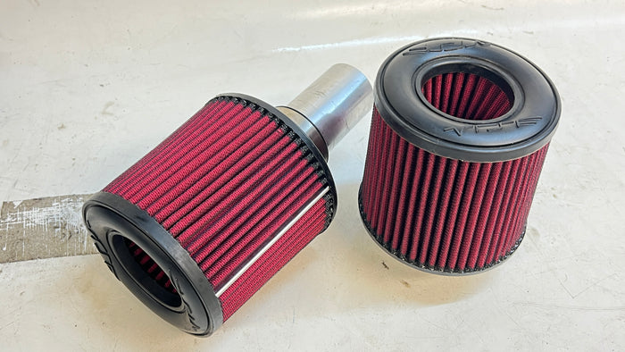BMW E9X E8X 335i 335xi 135i N54 VRSF 2 Inch High Flow Silicone Intake Inlets & Filters 10901052