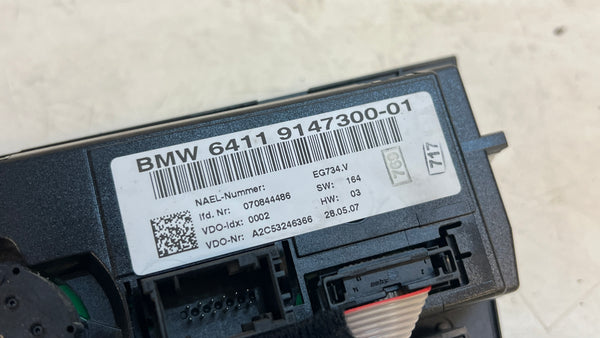 BMW E92 E93 335i 328i Climate Control HVAC Buttons 64119147300