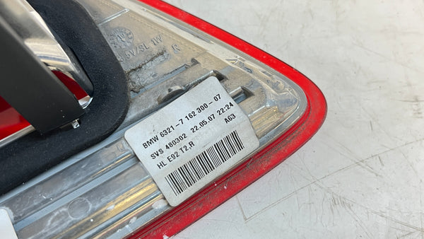 BMW E92 M3 335i 328i Pre-LCI Right Inner Trunk Tail Light 63217162300