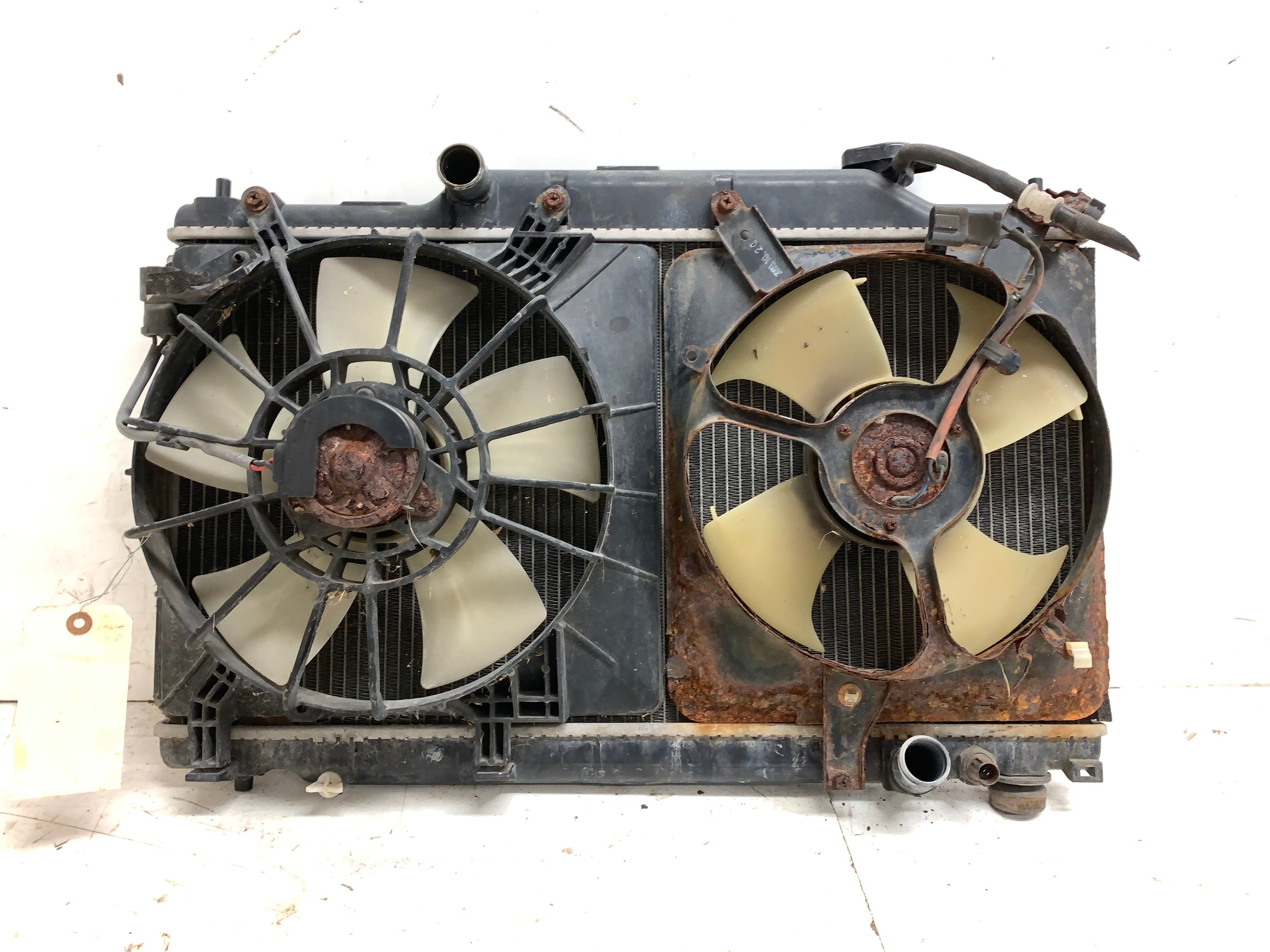 Ep3 Radiator Fan 2004-2005 Honda EP3 Civic SiR Coolant Radiator & Fan 19010-PNF-003 ...