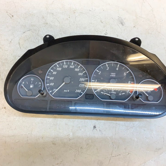 BMW E46 330ci Coupe/Convertible Automatic Transmission Gauge Cluster KPH 6911315