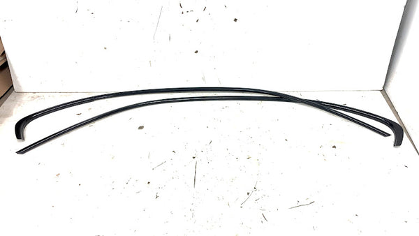 BMW F30 F31 F32 F33 335XI Upper Exterior Door Shadowline Gloss Black Trim Set Left & Right 7263231