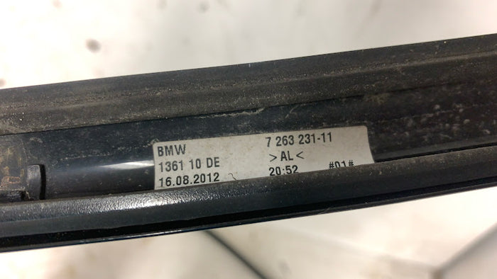 BMW F30 F31 F32 F33 335XI Upper Exterior Door Shadowline Gloss Black Trim Set Left & Right 7263231