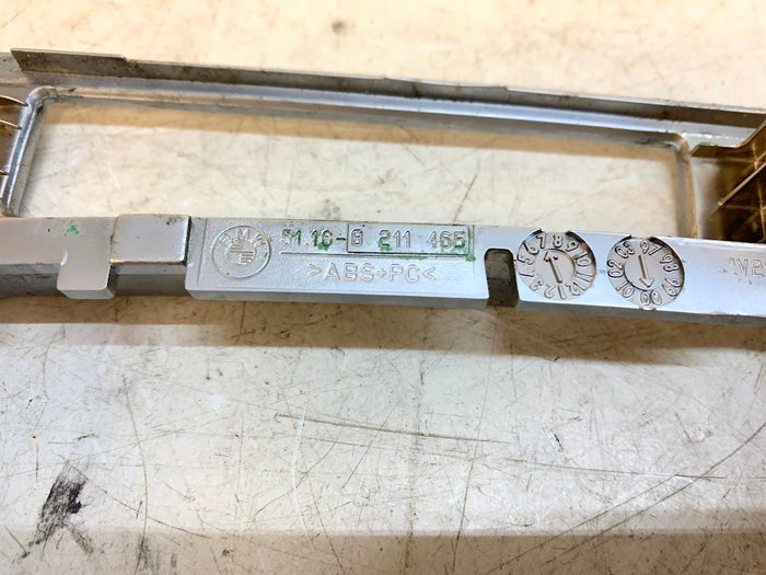 BMW E46 330i 328i 325i 323i Sedan Wagon Titan Silver Center Shifter Window Switch Trim Bezel 8211465 *DAMAGED*