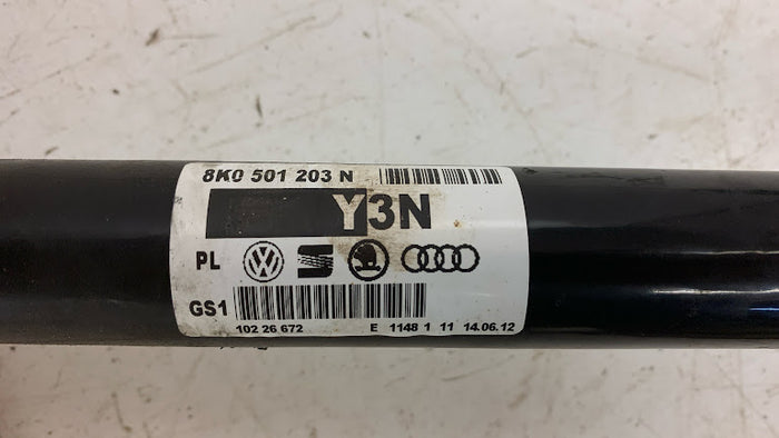 Audi B8/8K S4 Rear Left/Right Axle 8K0501203N