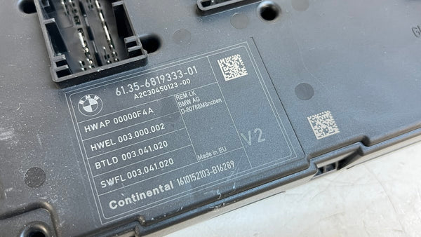 BMW F30 F31 F32 F33 F34 F36 3 & 4 Series Rear Electronic Body Control Module/REM 61356819333